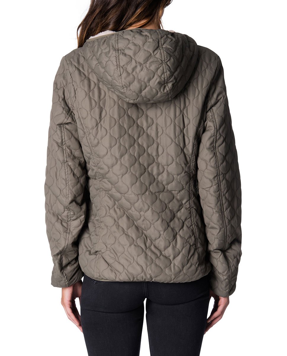 Rip Curl Anti-Series Anoeta Womens Puffer Jacket Back