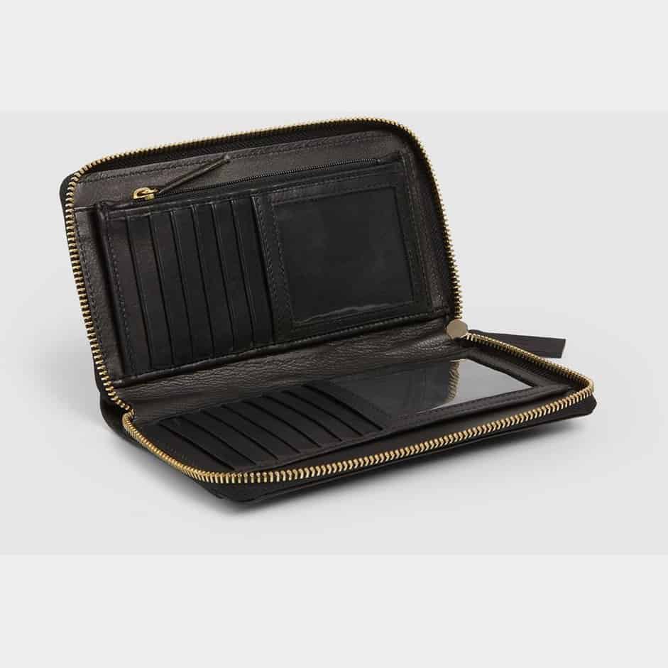 billabong leather purse