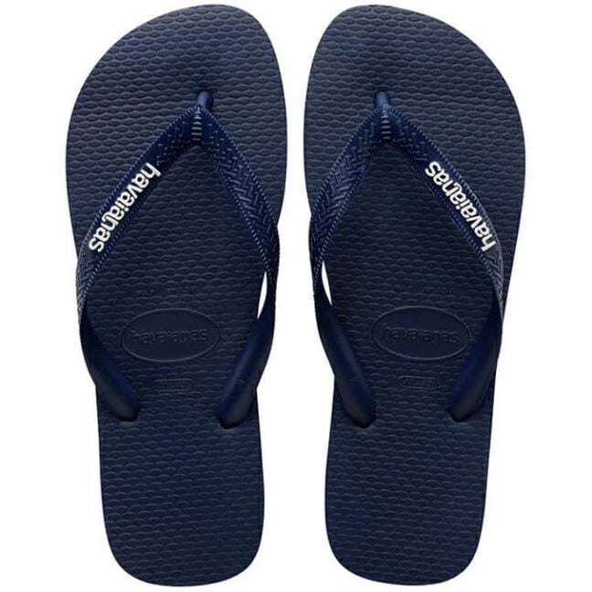 Havaianas Rubber Logo Thong Navy Blue/navy White. Havaianas Thongs in Mens Thongs & Mens Footwear. Code: HRLL0306M