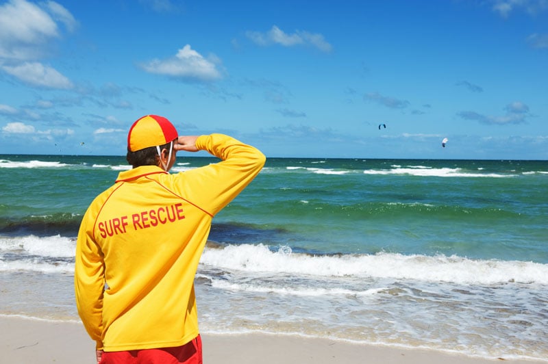 What should surfers do to be safe