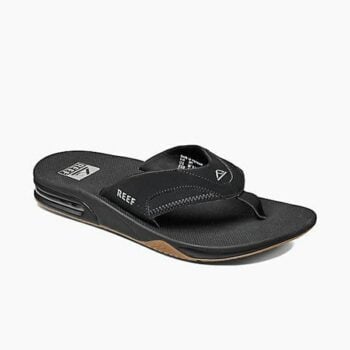 Reef Fanning Black Silver. Reef Thongs in Mens Thongs & Mens Footwear. Code: 2026