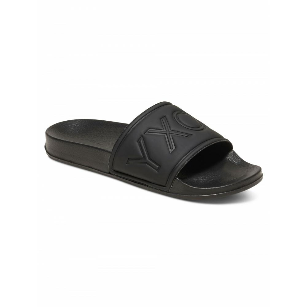 Roxy Fille RG Slippy II Sandale, Black/Pink Stencil, 21 EU