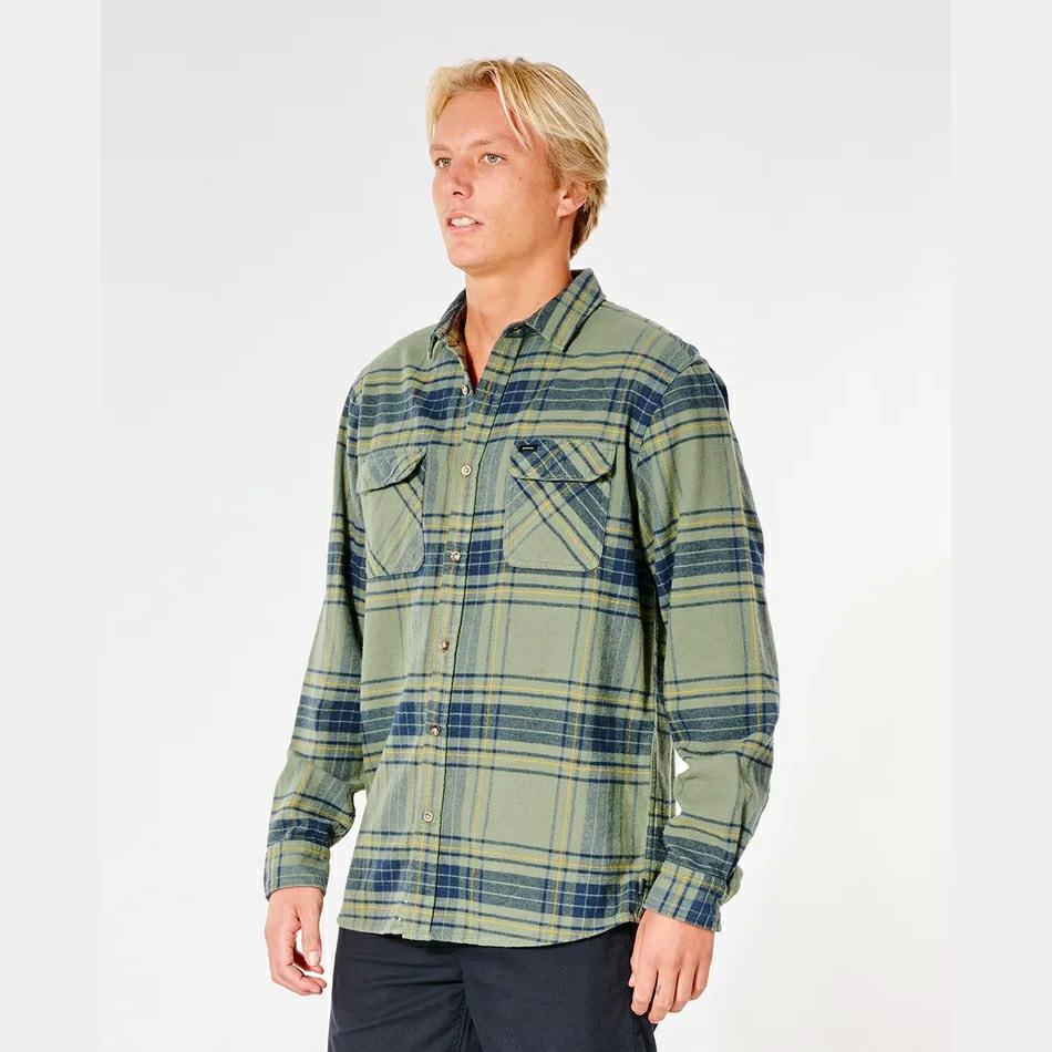 Rip Curl Swc Flannel Shirt FOREST GREEN 