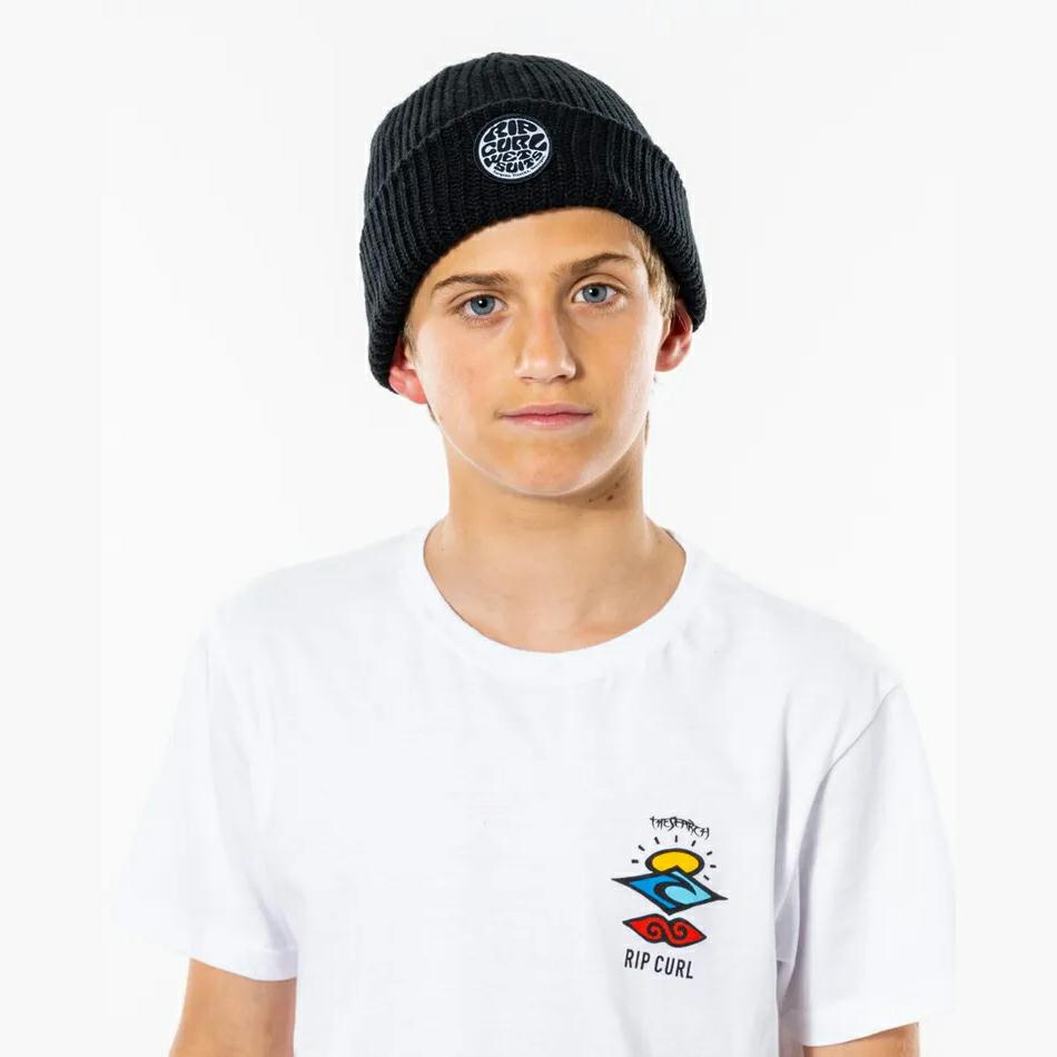 Rip Curl Icons Reg Beanie-Boy BLACK 
