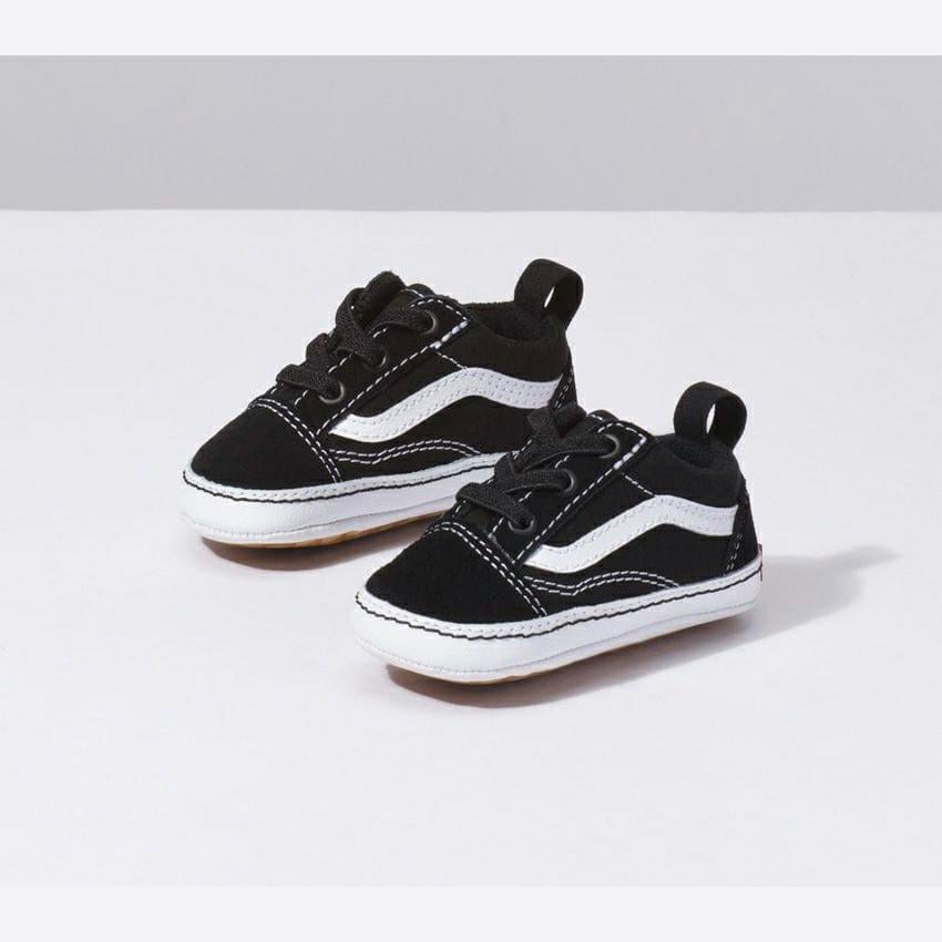 Vans Old Skool Crib Black Wht Black White. Vans Shoes in Toddlers Shoes & Toddlers Footwear. Code: VNA3U8K6BT