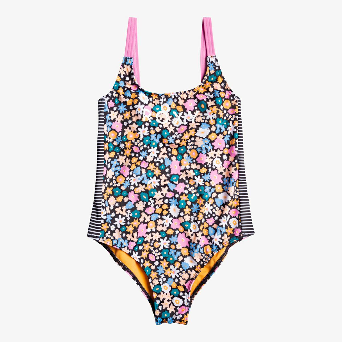 Roxy Active Joy One Piece ANTHRACITE FLOWER PO Southern Man