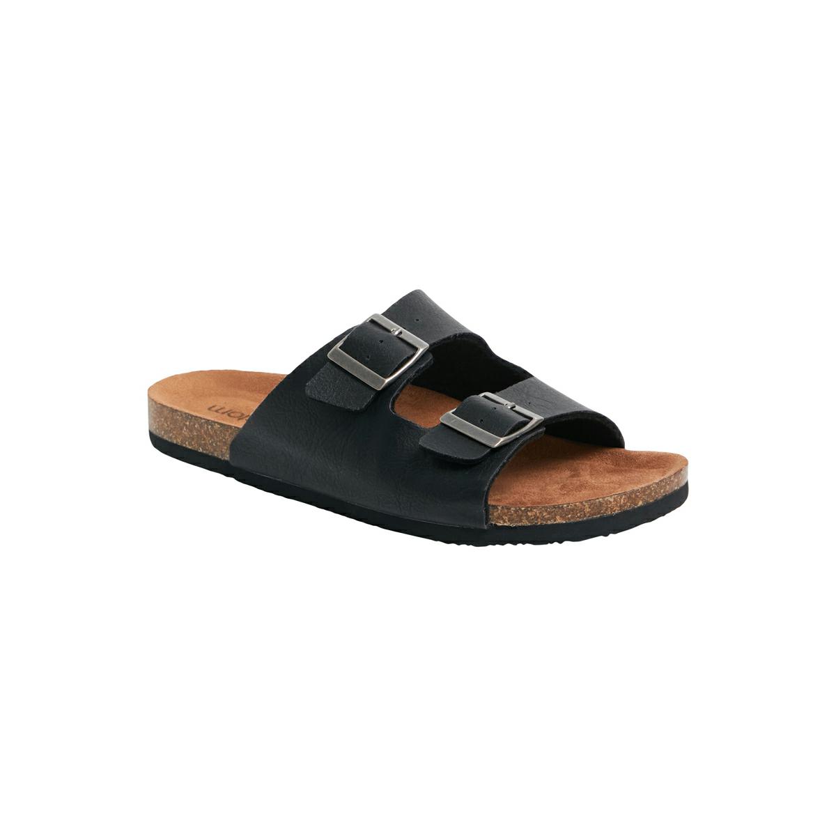 Kustom Footwear Duo Slide Black Ladies BLACK/TAN - Southern Man