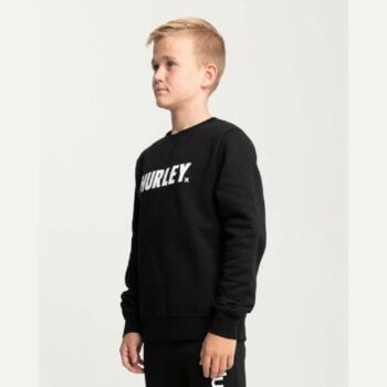 Hurley Boys Fastlane Crew Fleece Black. Hurley Sweats in Boys Sweats & Boys Jackets, Jumpers & Knits. Code: ABFL22Q1FC