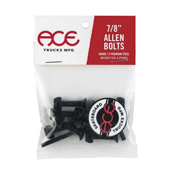 Ace Trucks Ace Bolts 7/8 Alllen Blac Black Allen Key. Ace Trucks Parts in Boardsports Parts & Boardsports Skate. Code: ACEBUSHS01