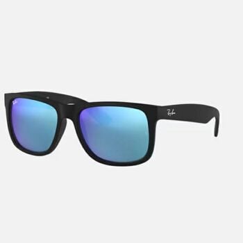 Ray Ban Sunglasses Justin Rubber Black Blue Flash Black Blue Flash. Ray Ban Sunglasses Sunglasses in Mens Sunglasses & Mens Eyewear. Code: RB4165622