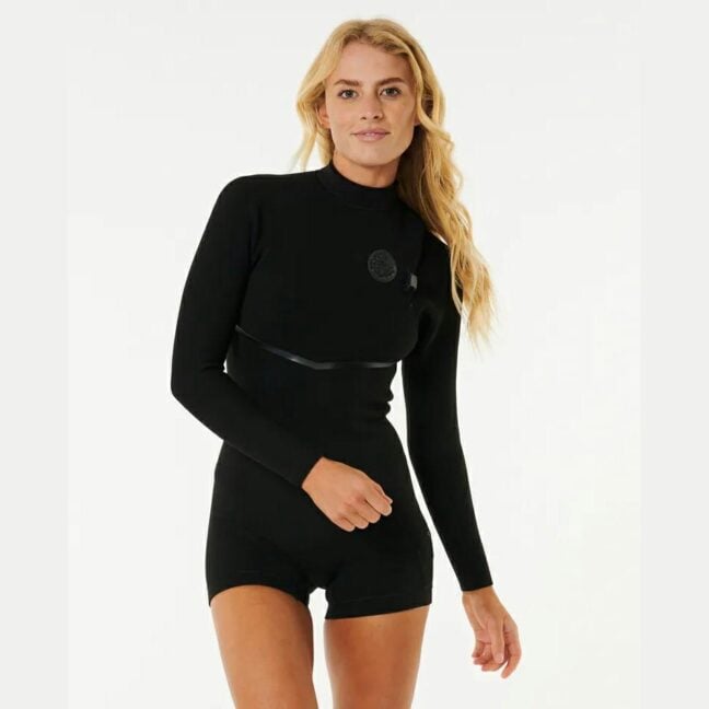 Rip Curl Womens E-bomb 2mm Long Sleeve Springsuit Black. Rip Curl Springsuits in Womens Springsuits & Womens Wetsuits. Code: 138WSP
