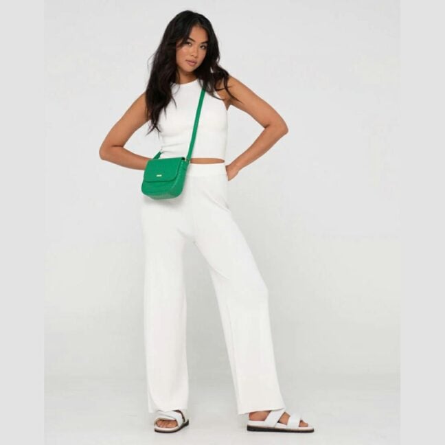 Rusty Amelia Wide Leg Pant Snow. Rusty Pants in Womens Pants & Womens Pants & Jeans. Code: PAL1368