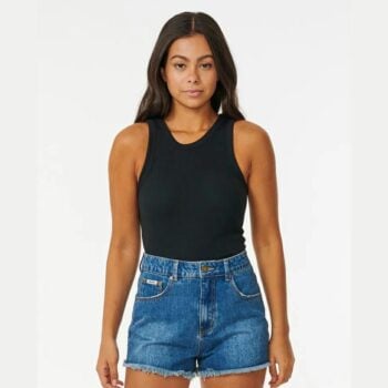 Rip Curl Classic Ribbed Tank Black. Rip Curl Singlets & Tanks in Womens Singlets & Tanks & Womens T-shirts & Singlets. Code: 089WTE