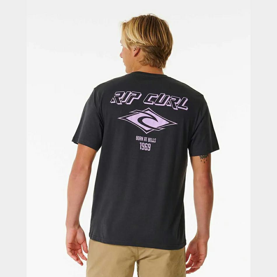 Rip Curl Fade Out Icon Short Sleeve T-Shirt, Maglietta Donna, Scollo A U, Da Infilare