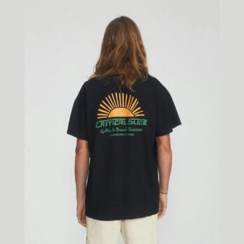 Critical Slide Society Rising Sun Tee Black. Critical Slide Society Tees in Mens Tees & Mens T-shirts & Singlets. Code: TE2384