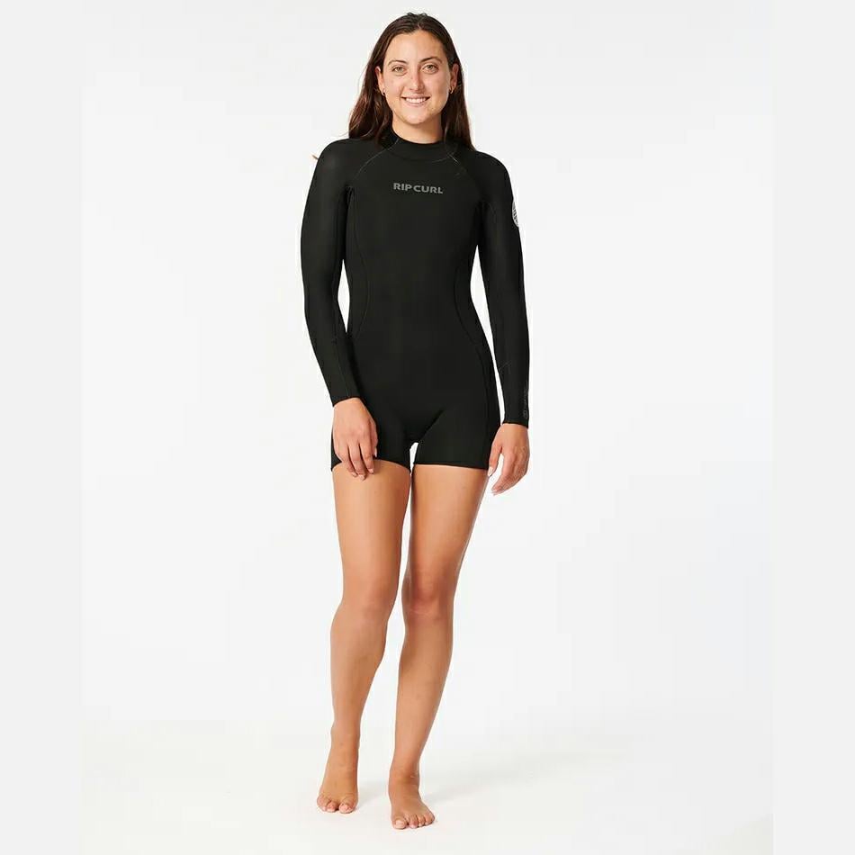 Rip Curl Womens Dawn Patrol 22 Long Sleeve Spring BLACK, CHARCOAL ...