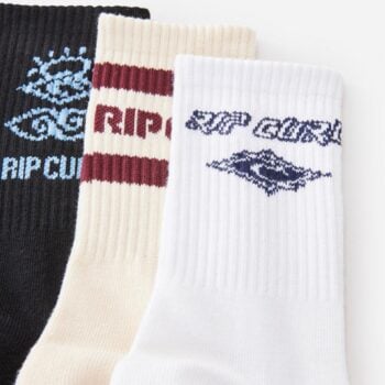 Rip Curl Women`s Icons Of Surf Sock - 3 Pack Natural. Rip Curl Socks, Underwear, Pyjamas in Womens Socks, Underwear, Pyjamas & Womens Footwear. Code: 001WSO