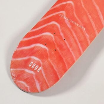 Sour Skate Gustav Salmon 8.00 Lite Teal/gold Foil. Sour Skate Skateboard Decks in Boardsports Skateboard Decks & Boardsports Skate. Code: GUSTAV