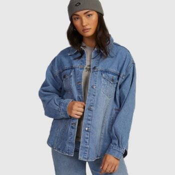 Rvca Indie Denim Shacket Vintage. Rvca Jackets in Womens Jackets & Womens Jackets, Jumpers & Knits. Code: UVJJK00126