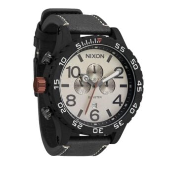 Nixon 51-30 Chrono Leather Pumice Charcoal. Nixon Watches in Mens Watches & Mens Watches. Code: A13925238