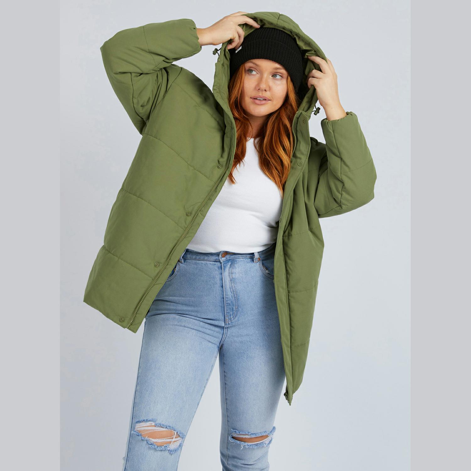 Roxy Ocean Ways Hooded Puffer Jacket Loden Green. Roxy Jackets in Womens Jackets & Womens Jackets, Jumpers & Knits. Code: URJJK03026