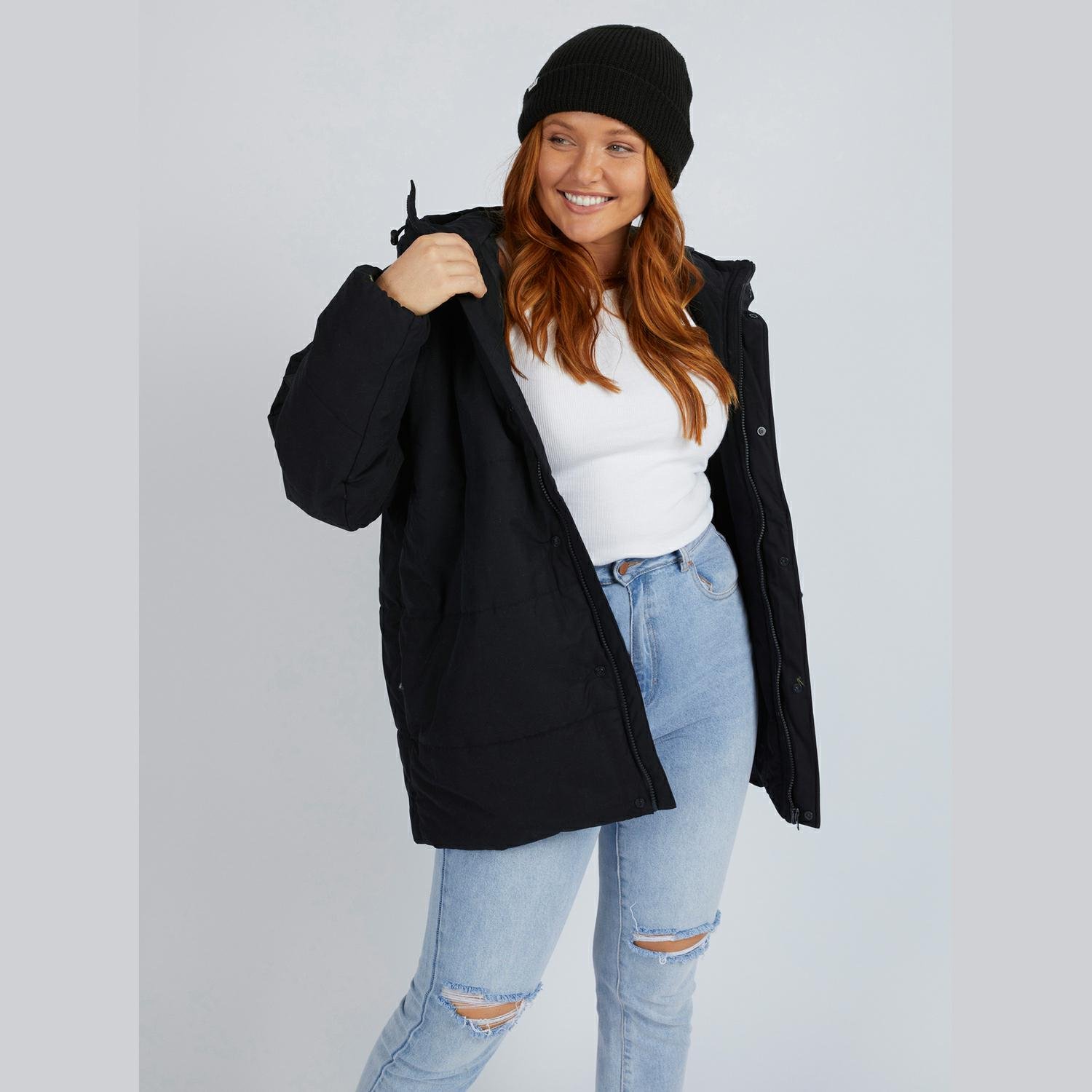 Roxy Ocean Ways Hooded Puffer Jacket Anthracite. Roxy Jackets in Womens Jackets & Womens Jackets, Jumpers & Knits. Code: URJJK03026