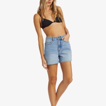 Billabong Riley Walkshort Faded Indigo Fray. Billabong Walkshorts - Fitted Waist in Womens Walkshorts - Fitted Waist & Womens Shorts. Code: UBJDS00103