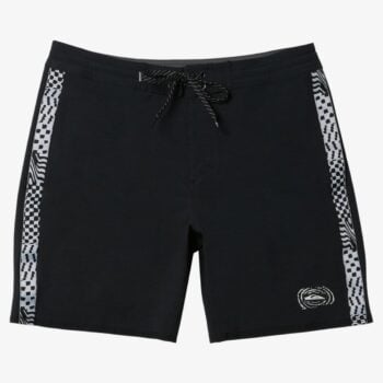 Quiksilver Mens Taped Beachshort 18" Beachshorts True Black. Quiksilver Boardshorts - Fitted Waist in Mens Boardshorts - Fitted Waist & Mens Shorts. Code: AQYBS03599