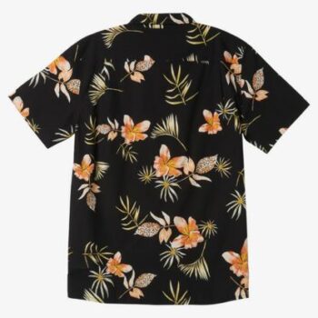 Quiksilver Mens Tropical Floral Short Sleeve Shirt Black Tropical Flora. Quiksilver Shirts - Short Sleeve in Mens Shirts - Short Sleeve & Mens Shirts. Code: AQYWT03297