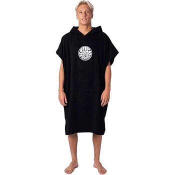 Rip Curl Logo Hooded Towel Black. Rip Curl Towels - Hooded in Mens Towels - Hooded & Mens Accessories. Code: 00GMTO