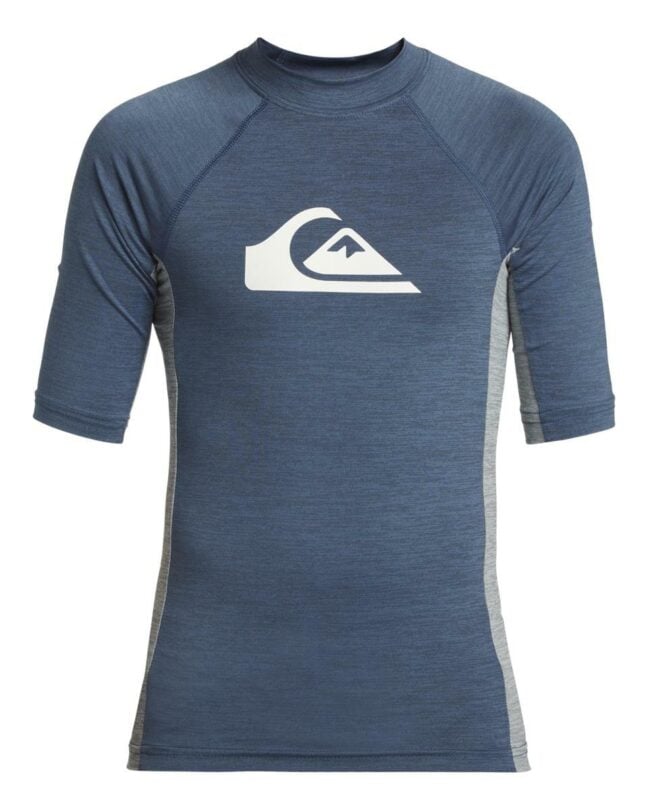 Quiksilver Everyday Upf50 Comp Ss Y Vintage Indigo Heath. Quiksilver Rashvests in Boys Rashvests & Boys Wetsuits. Code: AQBWR03058
