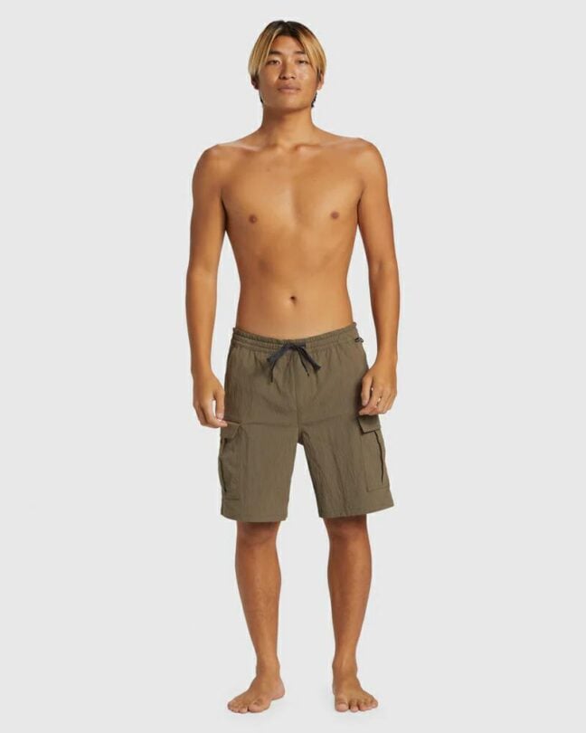 Quiksilver Taxer Cargo Amphibian 19 Canteen. Quiksilver Walkshorts - Elastic Waist in Mens Walkshorts - Elastic Waist & Mens Shorts. Code: AQYHY03259