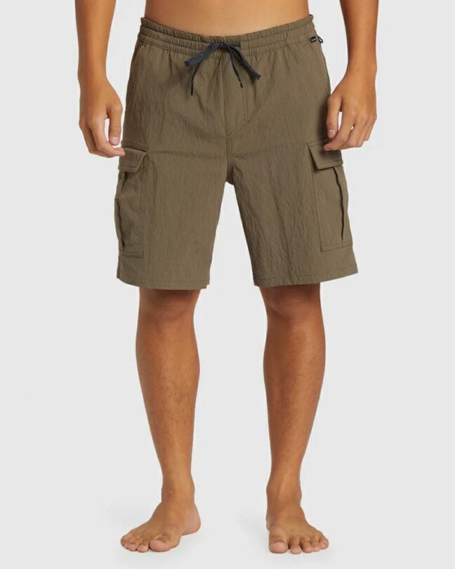 Quiksilver Taxer Cargo Amphibian 19 Canteen. Quiksilver Walkshorts - Elastic Waist in Mens Walkshorts - Elastic Waist & Mens Shorts. Code: AQYHY03259