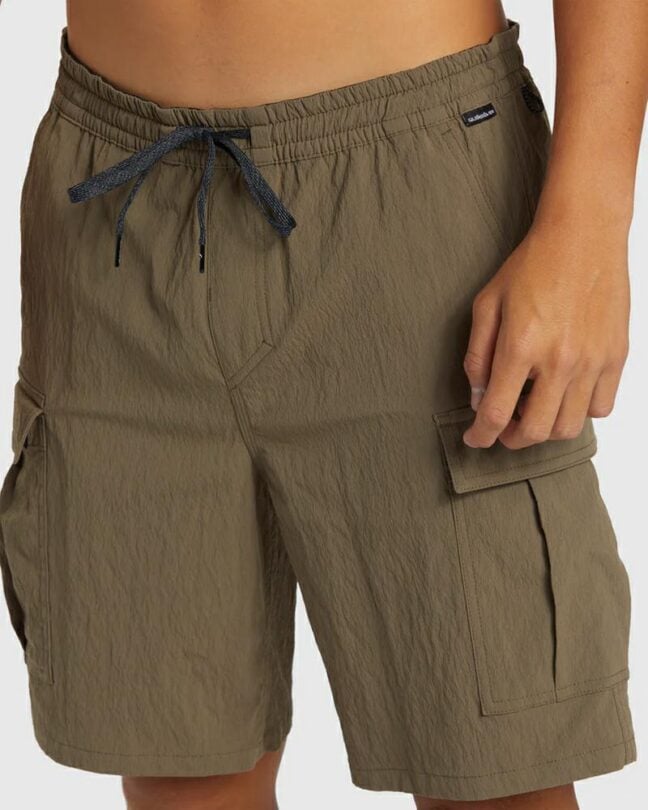 Quiksilver Taxer Cargo Amphibian 19 Canteen. Quiksilver Walkshorts - Elastic Waist in Mens Walkshorts - Elastic Waist & Mens Shorts. Code: AQYHY03259