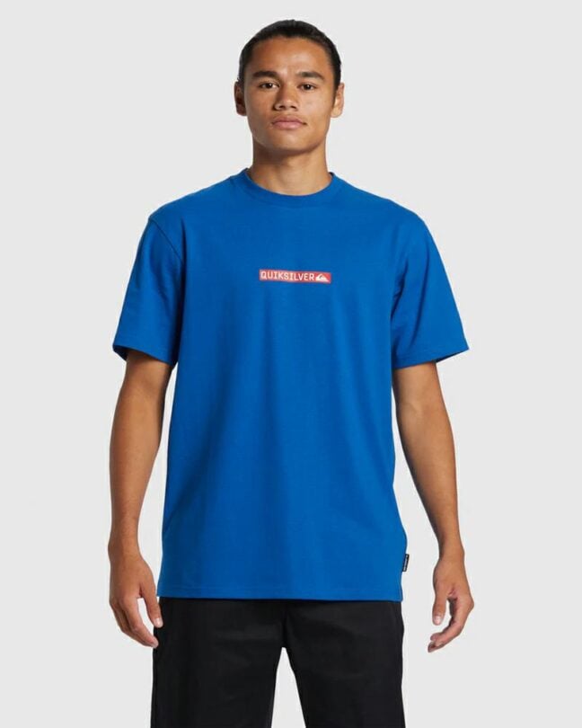 Quiksilver Clicker T-shirt Monaco Blue. Quiksilver Tees in Mens Tees & Mens T-shirts & Singlets. Code: AQYZT09602