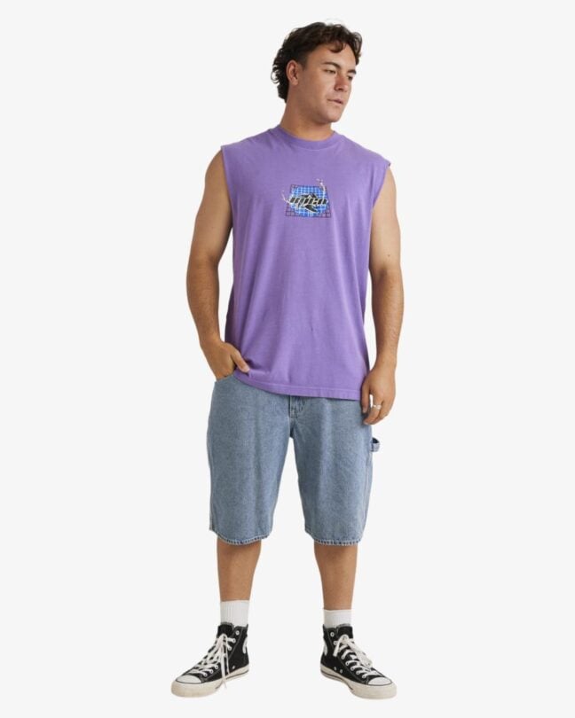 Rvca Niziolek Muscle Purple Heart. Rvca Singlets & Tanks in Mens Singlets & Tanks & Mens T-shirts & Singlets. Code: UVYZT00837