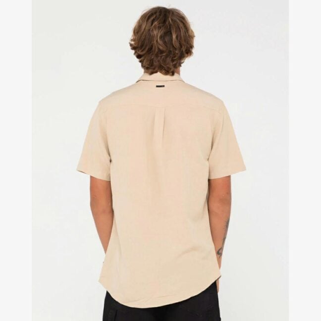 Rusty Overtone Short Sleeve Lin Light Fennel. Rusty Shirts - Short Sleeve in Boys Shirts - Short Sleeve & Boys Shirts. Code: WSB0231