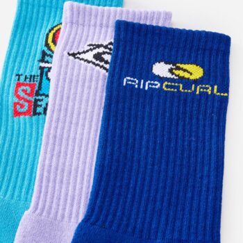 Rip Curl Retro Crew Sock 3-pk Multico. Rip Curl Socks, Underwear, Pyjamas in Mens Socks, Underwear, Pyjamas & Mens Footwear. Code: 00GMSO