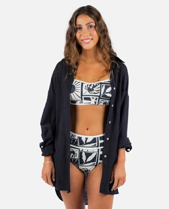 Rip Curl Premium Surf Holiday Shir Black. Rip Curl Shirts - Long Sleeve in Womens Shirts - Long Sleeve & Womens Shirts. Code: 024WSH