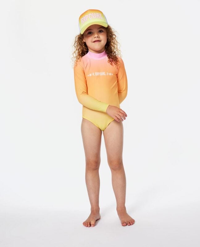 Rip Curl Sunkiss Upf Ls Surfsuit-g Multico. Rip Curl Rashvests in Toddler Girls Rashvests & Toddler Girls Wetsuits. Code: 019JRV
