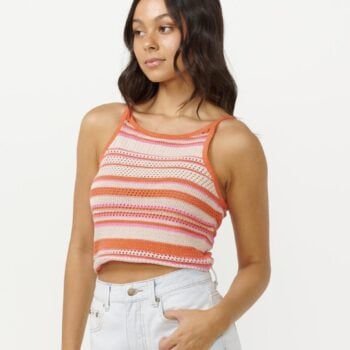 Rip Curl Sun To Sea Crochet Cami Mid Pink. Rip Curl Singlets & Tanks in Womens Singlets & Tanks & Womens T-shirts & Singlets. Code: 0ECWTE