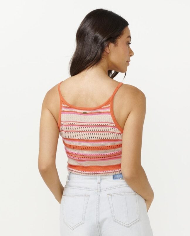 Rip Curl Sun To Sea Crochet Cami Mid Pink. Rip Curl Singlets & Tanks in Womens Singlets & Tanks & Womens T-shirts & Singlets. Code: 0ECWTE