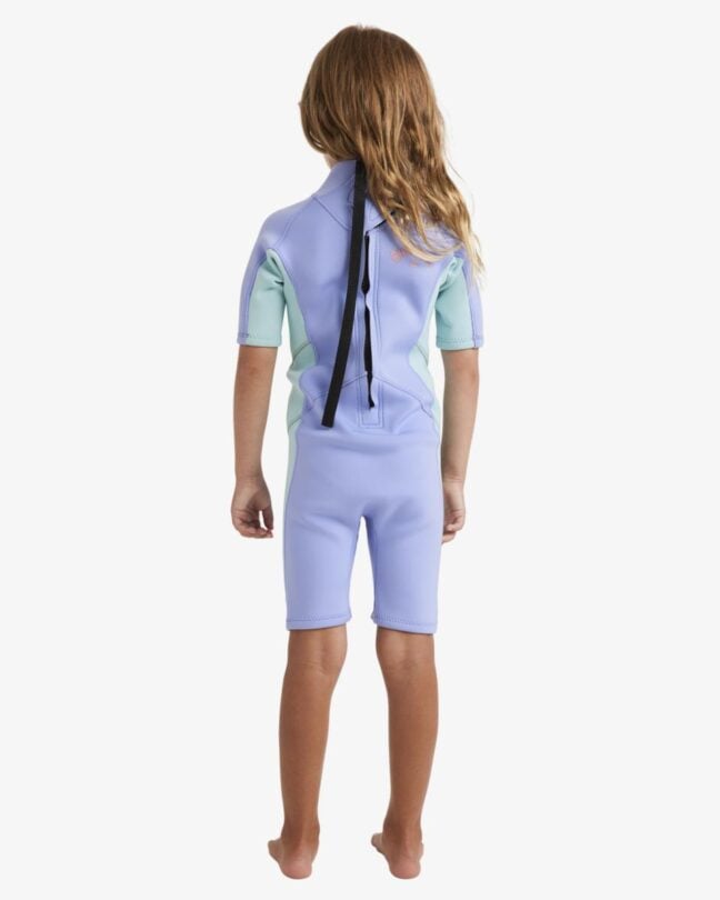 Billabong Toddlers 2/2mm Foil Back Zip Short Sleeve Springsuit Cosmic Blue. Billabong Springsuits in Toddlers Springsuits & Toddlers Wetsuits. Code: ABOW500101