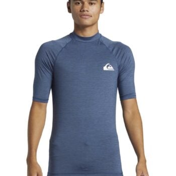 Quiksilver Everyday Upf50 Ss Vintage Indigo Heath. Quiksilver Rashvests in Mens Rashvests & Mens Wetsuits. Code: AQYWR03196
