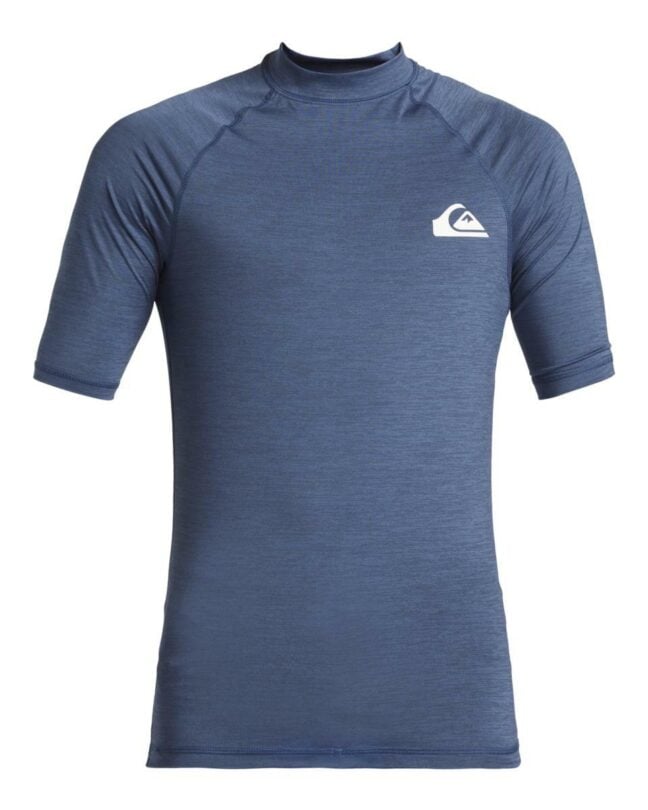 Quiksilver Everyday Upf50 Ss Vintage Indigo Heath. Quiksilver Rashvests in Mens Rashvests & Mens Wetsuits. Code: AQYWR03196