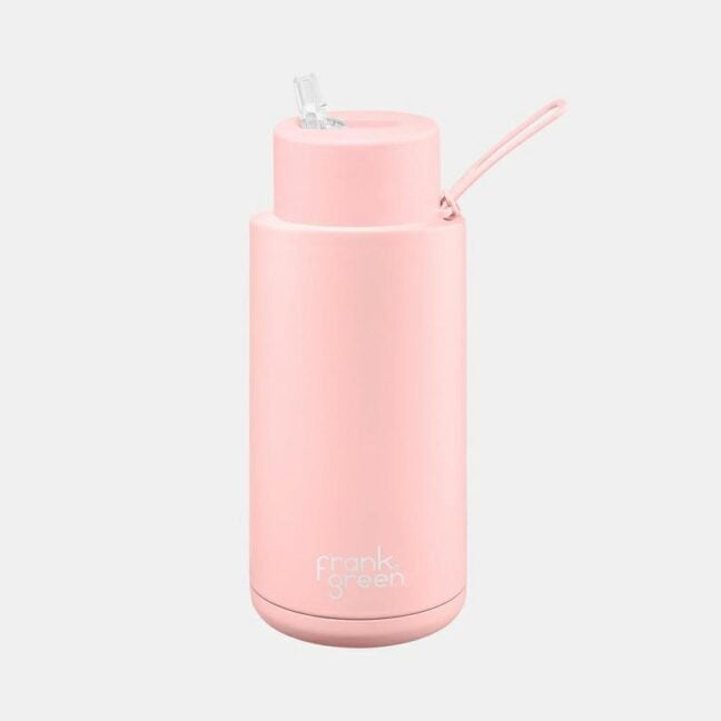 Frank Green 34 Oz Stainless Steel Ceramic Bottle With Lid And 170mm Gold Straw Blushed. Frank Green Drinkware in Generic Drinkware & Generic Accessories. Code: B05509