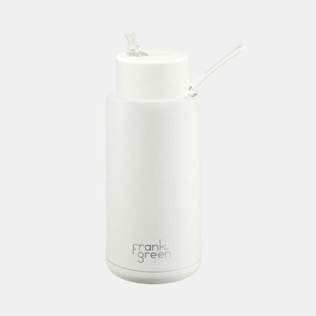 Frank Green 34 Oz Stainless Steel Ceramic Bottle With Lid And 170mm Gold Straw Cloud. Frank Green Drinkware in Generic Drinkware & Generic Accessories. Code: B05509