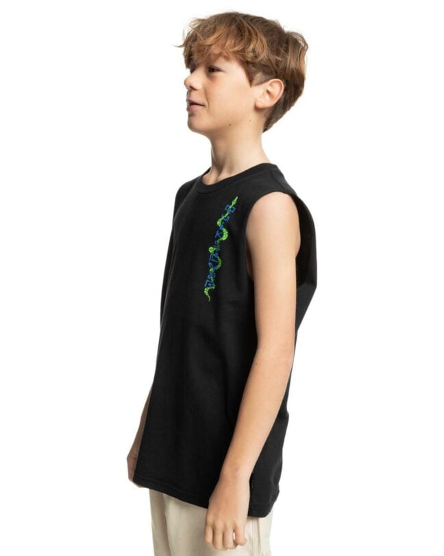 Quiksilver Snake Tales Musc Yth Black. Quiksilver Tees in Boys Tees & Boys T-shirts & Singlets. Code: UQBZT03450