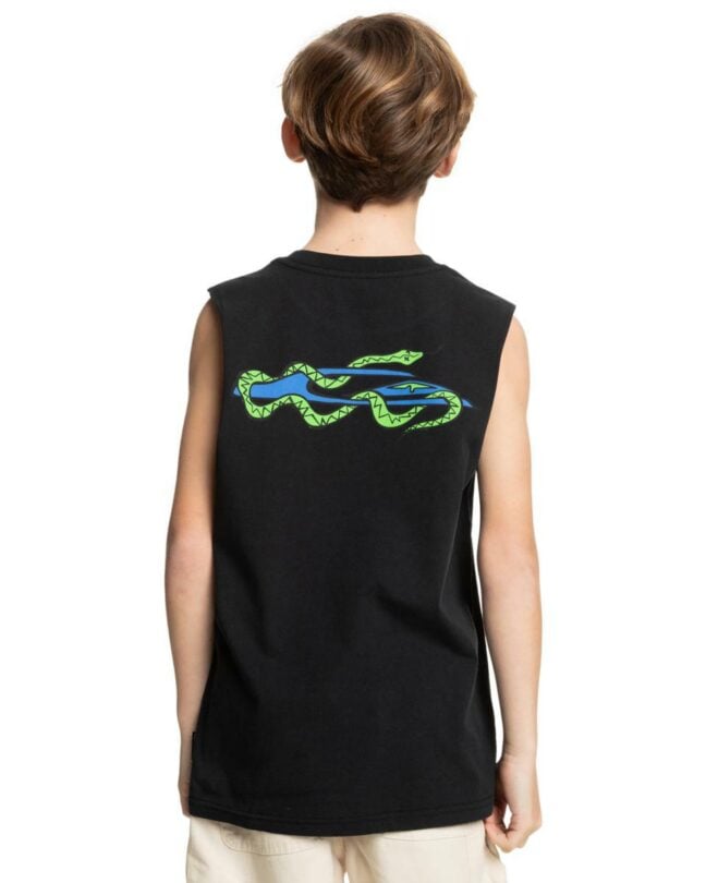 Quiksilver Snake Tales Musc Yth Black. Quiksilver Tees in Boys Tees & Boys T-shirts & Singlets. Code: UQBZT03450