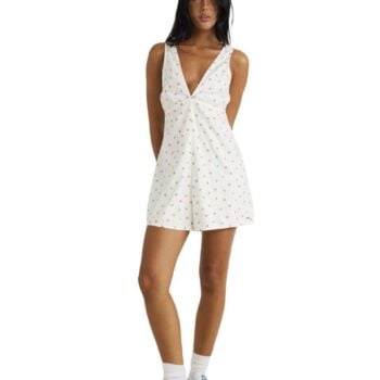 Rvca Rose Bud Romper Cloud. Rvca Dresses in Womens Dresses & Womens Skirts, Dresses & Jumpsuits. Code: UVJWD00206